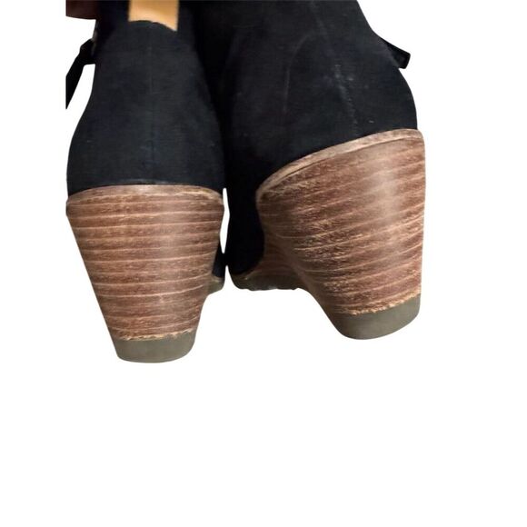 Dr. Scholl's Women's Black Wedge Ankle Bootie Size 8 - Picture 6 of 9